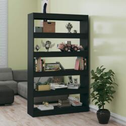 vidaXL Bibliotecă/Separator cameră, negru, 100x30x166 cm (811764) Biblioteca
