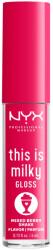 NYX Cosmetics This Is Milky Gloss Cherry Milk Shake Szájfény 4 ml