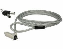 Navilock Laptop biztonsági kábel kulcszárral a Noble Wedge és HP Elite X2 slot-hoz (20654)