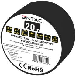 Entac Szigetelőszalag 0.13x50mm Fekete 20m (EIT-1350-20M-B)
