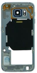  tel-szalk-192969820 Samsung Galaxy S6 G920F kék középső keret (Egy kártyás verziókhoz) (tel-szalk-192969820)