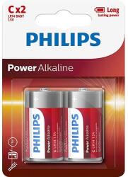 Philips Power Alkaline LR14/C elem - 2db