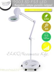 ELKON Nagyítós Lámpa E9003-led-3d Szabályozható Fényerővel + Fs3 Láb (e9003-3d-fs3)