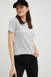 Calvin Klein pamut póló szürke - szürke XS