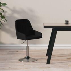 vidaXL Scaun de bar, negru, material textil (339440)