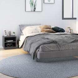 vidaXL Noptiere, 2 buc. , gri, 40x34x40 cm, lemn masiv de pin (813330)