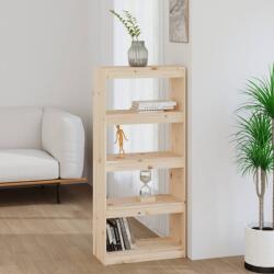 vidaXL Bibliotecă/Separator cameră, 60x30x135, 5 cm, lemn masiv de pin (808168) Biblioteca