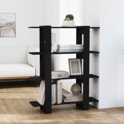 vidaXL Bibliotecă/Separator cameră, negru, 100x30x123, 5 cm (811539) Biblioteca