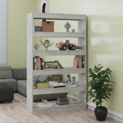 vidaXL Bibliotecă/Separator cameră, gri beton, 100x30x166 cm (811767) Biblioteca