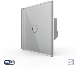 LIVOLO Intrerupator Simplu Cap / Cruce Wi-Fi cu Touch LIVOLO - Serie Noua - culoare gri