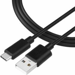 Tactical Smooth Thread kábel USB-A / USB-C 2m fekete