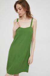 Sisley rochie culoarea verde, mini, drept PPYY-SUD1YP_78X