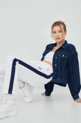 Fila pantaloni de trening femei, culoarea alb, modelator PPYY-SPD166_00X