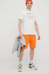 Superdry pantaloni scurti barbati, culoarea portocaliu PPYY-SZM0RU_22X
