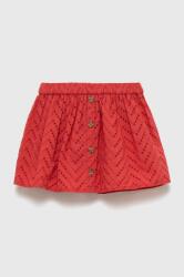 Benetton fusta din bumbac pentru copii culoarea rosu, mini, evazati PPYY-SDG00Y_33X
