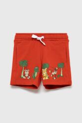 United Colors of Benetton pantaloni scurți din bumbac pentru copii culoarea rosu, talie reglabila PPYY-SZB04M_33X