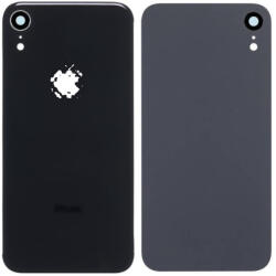 Apple iPhone XR - Sticlă Carcasă Spate + Sticlă Camere (Black), Black