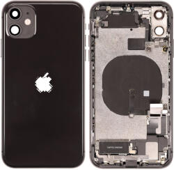 Apple iPhone 11 - Carcasă Spate cu Piese Mici (Black), Black