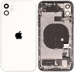 Apple iPhone 11 - Carcasă Spate cu Piese Mici (White), Alb
