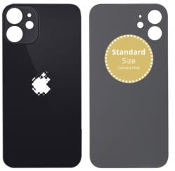 Apple iPhone 12 Mini - Sticlă Carcasă Spate (Black), Black