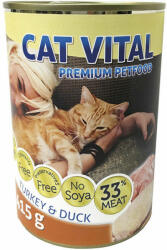 Cat Vital Cat Vital konzerv kacsa-pulyka 6x415g