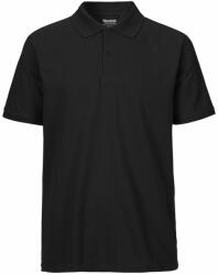 Neutral Tricou polo pentru bărbați din bumbac organic Fairtrade Clasic - Neagră | XXL (NE-O20080-1000132960)