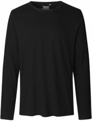 Neutral Tricou cu mânecă lungă pentru bărbați din bumbac organic Fairtrade - Neagră | L (NE-O61050-1000133203)