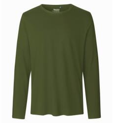 Neutral Tricou cu mânecă lungă pentru bărbați din bumbac organic Fairtrade - Military | XXXL (NE-O61050-1000133218)