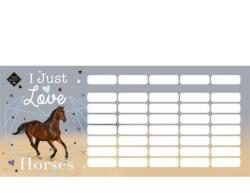  Lovas/Wild Beauty Love órarend (18x8 cm) (LI_2022_19141)