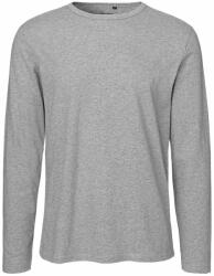 Neutral Tricou cu mânecă lungă pentru bărbați din bumbac organic Fairtrade - Sportiv gri | XL (NE-O61050-1000133234)