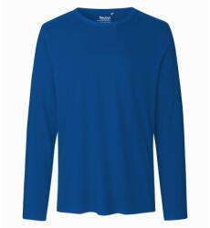 Neutral Tricou cu mânecă lungă pentru bărbați din bumbac organic Fairtrade - Albastru regal | 2XL (NE-O61050-1000237253)