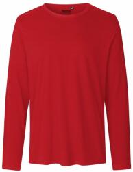 Neutral Tricou cu mânecă lungă pentru bărbați din bumbac organic Fairtrade - Roșie | S (NE-O61050-1000133225)