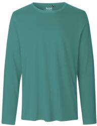 Neutral Tricou cu mânecă lungă pentru bărbați din bumbac organic Fairtrade - Teal | 3XL (NE-O61050-1000329303)