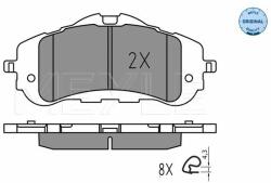 MEYLE set placute frana, frana disc MEYLE -ORIGINAL: True to OE. 025 258 9518 (025 258 9518)