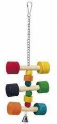 Ferplast Parrot Toy pa4091 - дървена играчка за средни и големи папагали 11, 5 / 11, 5 / 31 cm