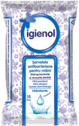 Igienol Servetele Antibacteriene Hidratante 15 Set