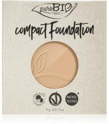 puroBIO Cosmetics Compact Foundation pudra compactra - refill SPF 10 culoare 02 9 g