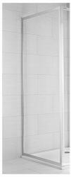 Jika Cubito Pure 100 zuhanyfal, rögzített, ezüst/átlátszó üveg, 98x195 cm (H2972430026681) (4014804723290)