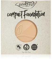 puroBIO Cosmetics Compact Foundation pudra compactra - refill SPF 10 culoare 01 9 g