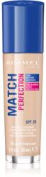 Rimmel Match Perfection fond de ten lichid SPF 20 culoare 010 Ligh Porcelain 30 ml