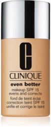 Clinique Even Better Makeup SPF 15 Evens and Corrects fard corector SPF 15 culoare CN 74 Beige 30 ml
