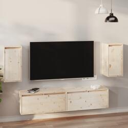 vidaXL Dulapuri de perete, 2 buc. , 30x30x60 cm, lemn masiv de pin (813486) Raft