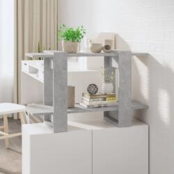 vidaXL Bibliotecă/Separator cameră, gri beton, 80x30x51 cm (811596) Biblioteca