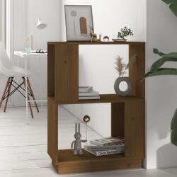 vidaXL Bibliotecă/Separator cameră maro 51x25x70 cm, lemn masiv pin (814032) Biblioteca