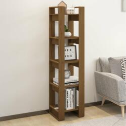 vidaXL Bibliotecă/Separator cameră, maro miere, 41x35x160 cm, lemn pin (813872) Biblioteca