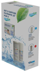 Valrom Set 2 Cartuse Filtrante Apa Valrom Aquapur 10 Pur2 Filtru de apa bucatarie si accesorii