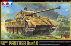 TAMIYA Panther Ausf. D 1: 48 makett harcjármű (300032597) (300032597)