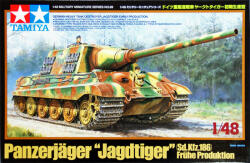 TAMIYA Heavy Tank Destroyer Jagdtige Early Prod. 1: 48 makett harcjármű (300032569) (300032569)