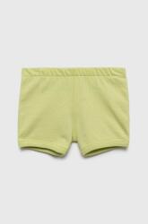 United Colors of Benetton pantaloni scurți din bumbac pentru copii culoarea verde, neted PPYY-SZK005_07X