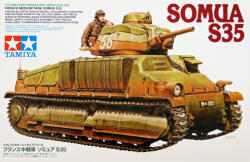 TAMIYA French Medium Tank SOMUA S35 1: 35 makett harcjármű (300035344) (300035344)